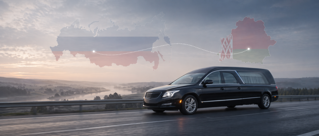 Перевозка тела из России в Беларусь